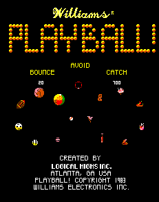 PlayBall! (prototype) Title Screen